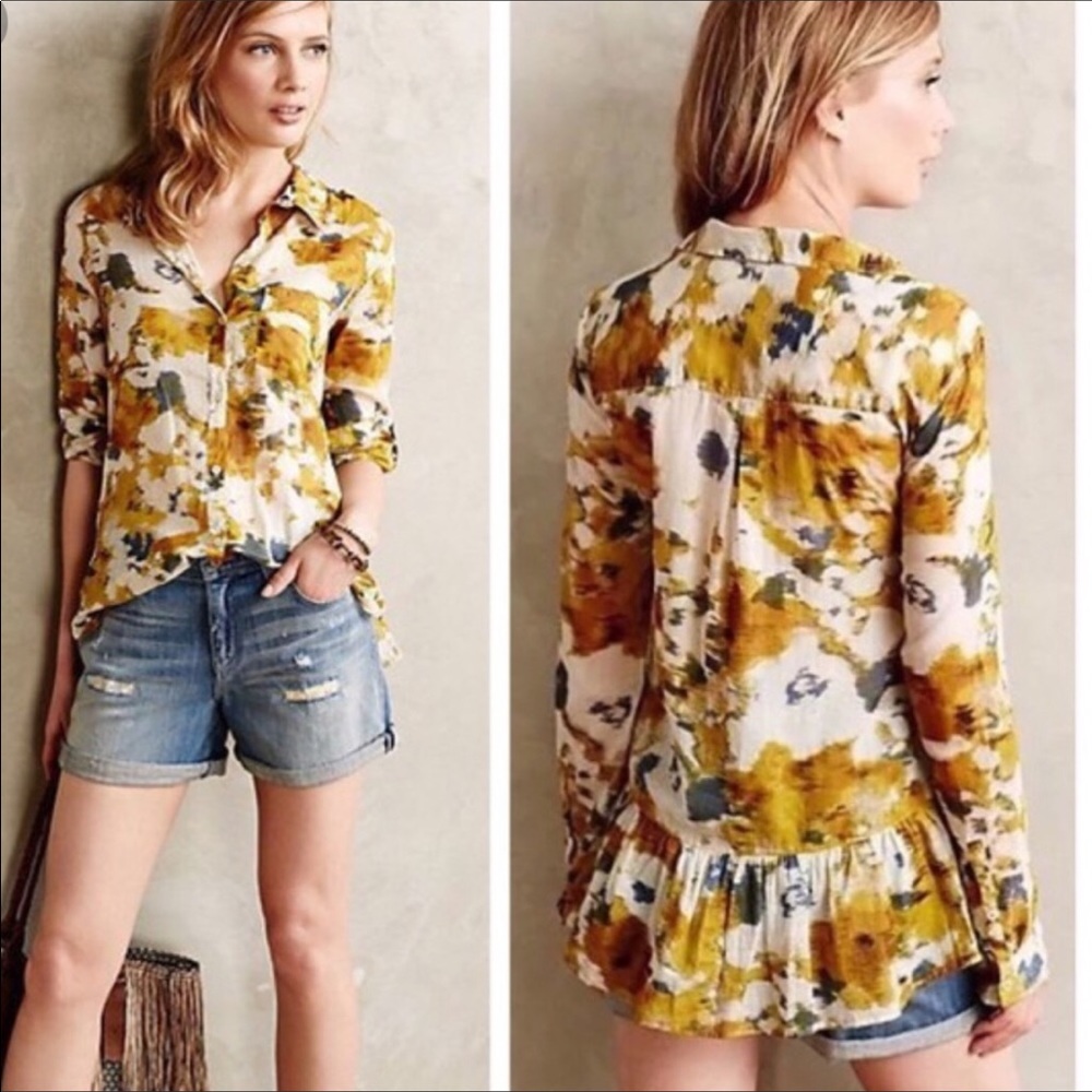 Anthropologie Blouse-